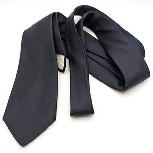 Men's Neck Tie Black Tie Men's Tie Hamer's Tie Skinny Black Tie - Flawed